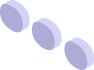 Three dots illustration